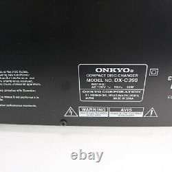 Onkyo DX-C390 6 Disc CD Player Changer Fully Working VG Bundled Items