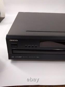 Onkyo DX-C390 6-Disc CD Player Compact Disc Carousel Changer with Remote & Manual
