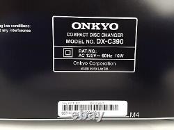 Onkyo DX-C390 6-Disc Carousel CD Player/Changer With RC-777C Remote