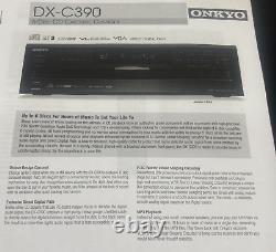 Onkyo DX-C390 6 Disc Carousel Compact Disc Changer/Player WithRemote Tested CLEAN