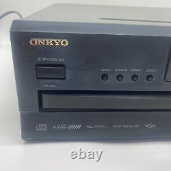Onkyo DX-C390 6 Disc Carousel Compact Disc Changer/Player WithRemote Tested CLEAN