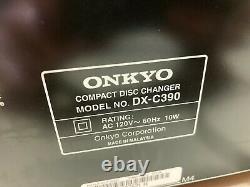 Onkyo DX-C390 6-Disc Carousel Compact Disc Player CD Changer