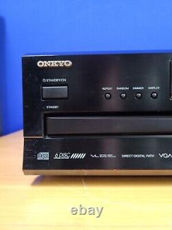 Onkyo DX-C390 6-Disc Digital Compact Disc Changer MP3 Audio CD Player With Remote