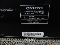 Onkyo DX-C390 CD Player 6 Disc Changer NO REMOTE - C42