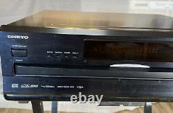 Onkyo DX-C390 CD Player 6 Disc Changer No Remote Tested Works Great EUC