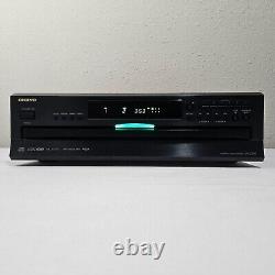 Onkyo DX-C390 Compact CD Player 6 Disc Changer Black with RCA Cable No Remote