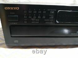 Onkyo DX-C540 6 Disc Changer CD Player Tested Working digital optical
