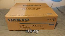 Onkyo Dv-cp702 Silver 6 Disc DVD CD Mp3 Player Changer Mint 9.5/10 Condition