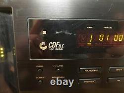 PIONEER PD-F908 CD Changer Player 101 Disc, with Remote, RCA Cable, TESTED WORKS
