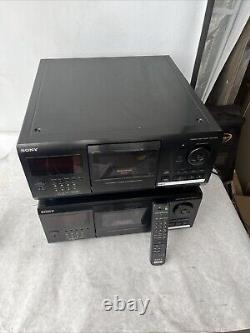 Pair (2) Sony CDP-CX205 Mega Storage 200 Disc Carousel CD Changer / Players