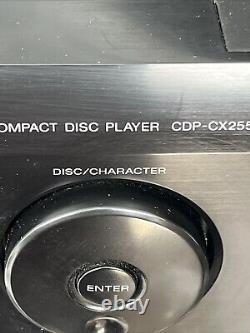 Pair (2) Sony CDP-CX205 Mega Storage 200 Disc Carousel CD Changer / Players