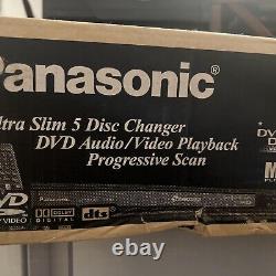 Panasonic 5-Disc DVD Player Changer Bundle DVD-F65 Brand New In Box Rare
