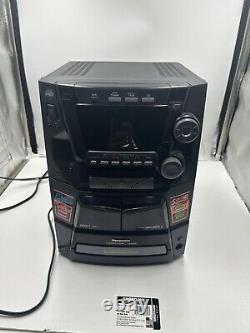 Panasonic SA-AK22 Stereo System 5 Disc Changer CD Cassette Player Works