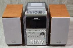 Panasonic SA-PM19 CD Stereo Cassette System 5 Disc Changer MP3 AM/FM withRemote
