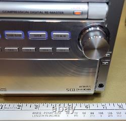 Panasonic Stereo 5-Disc CD Changer Tape Cassette Player Recorder AM/FM Aux