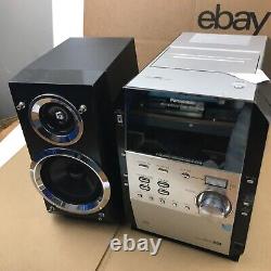 Panasonic Stereo System 5 Disc CD Changer & Cassette Player SA-PM29 Read Below