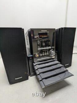 Panasonic Stereo System SA-PM27 5 Disc CD Changer Cassette Player Tested READ