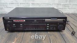 Philips CDR-800 Compact Disc Dubbing Burner Recorder 3 CD Changer Player Tested