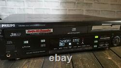 Philips CDR-800 Compact Disc Dubbing Burner Recorder 3 CD Changer Player Tested