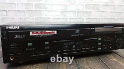 Philips CDR-800 Compact Disc Dubbing Burner Recorder 3 CD Changer Player Tested