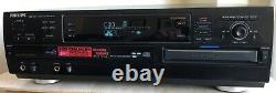 Philips CDR785 3-Disc CD Player/Changer + CD Recorder Dual Deck WORKS GREAT
