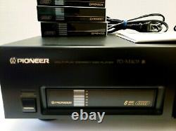 Pioneer 6- Disc CD Cartridge Compact Disc Multi Player Changer with 3 Cartridges