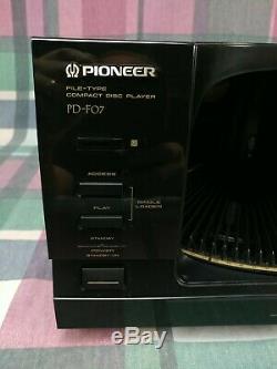 Pioneer Elite PD-F07 101 CD Changer Compact Disc Player withRemote made in JAPAN