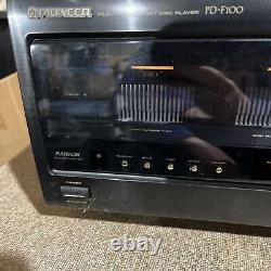 Pioneer PD-F100 100 CD Changer Disc Player Tested NO REMOTE