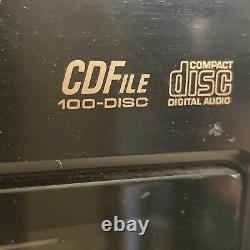 Pioneer PD-F100 100 CD Changer Disc Player WITH REMOTE EUC Tested and Working
