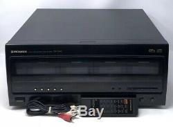 Pioneer PD-F100 100 CD Compact Disc Player Changer With Remote & Manual Tested