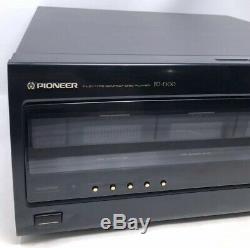 Pioneer PD-F100 100 CD Compact Disc Player Changer With Remote & Manual Tested