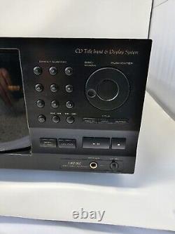 Pioneer PD-F1007 301 Disc File Type CD Player Changer Carousel Text No Remote