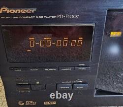 Pioneer PD-F1007 301 Disc File Type CD Player Changer Carousel Text No Remote