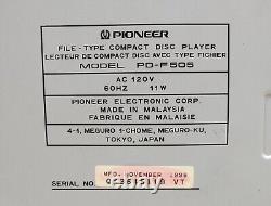 Pioneer PD-F505 File-Type 25 Disc CD Player Changer No Remote TESTED