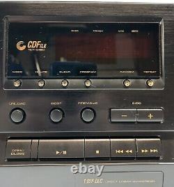 Pioneer PD-F906 File Type Compact Disc Player 101 CD Changer Bubble Tested Work