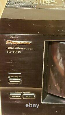 Pioneer PD-F908 CD Player 101 Disc File-Type Compact Disc Changer Works Great