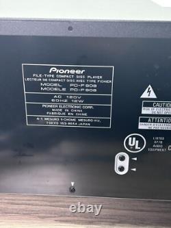 Pioneer PD-F908 File Type Compact Disc Player 101 CD Changer Vintage Tested