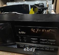 Pioneer PD-F908 File Type Compact Disc Player 101 CD Changer WORKING No Remote