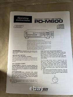 Pioneer PD-M600 6-CD Player-Changer in PRISTINE condition