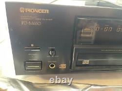 Pioneer PD-M650 6 Disc Magazine CD Changer player Works perfect! With Remote