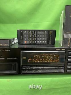 Pioneer PD-M730 MultiPlay Compact Disc 6 CD Changer W Remote 2 Mag. Doesn't Play