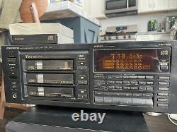 Pioneer PD-TM2 18 disc player With 4 cartridges magazines mega cd changer! Pulse