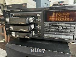 Pioneer PD-TM2 18 disc player With 4 cartridges magazines mega cd changer! Pulse