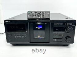 Pro Refurb Sony CD Player CDP-CX455, 400 CD Disc Changer withRemote? Tested