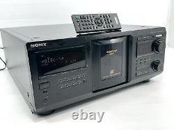 Pro Refurb Sony CD Player CDP-CX455, 400 CD Disc Changer withRemote? Tested