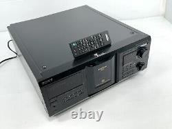 Pro Refurb Sony CD Player CDP-CX455, 400 CD Disc Changer withRemote? Tested