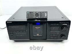 Pro Refurb Sony CD Player CDP-CX455, 400 CD Disc Changer withRemote? Tested