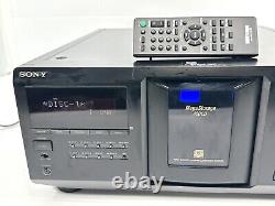 Pro Refurb Sony CD Player CDP-CX455, 400 CD Disc Changer withRemote? Tested