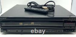RARE Sony CDP-C500 Compact Disc Player 5 Disc CD Changer withOEM Remote TESTED