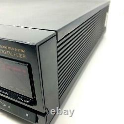 RARE Sony CDP-C500 Compact Disc Player 5 Disc CD Changer withOEM Remote TESTED